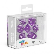 Oakie Doakie Dice - RPG套骰 晶亮系列骰 紫色（七顆） - RPG Set Speckled - Purple (7 Dice) - ODD500021（NT 230）