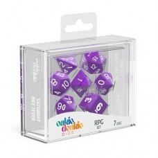 Oakie Doakie Dice - RPG套骰 不透明系列骰 紫色（七顆） - RPG Set Solid - Purple (7 Dice) - ODD500030（NT 170）