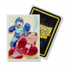 龍盾Dragon Shield 100 - AT-16003- 龍盾卡套標準尺寸(100入)Standard Deck Protector Sleeves - 美術卡Art Sleeve Mega Man and Rush洛克人與萊西 （NT430)