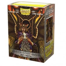 龍盾Dragon Shield 100 - AT-12033- 龍盾卡套標準尺寸(100入)Standard Deck Protector Sleeves - ​磨砂美術卡​Art Matte Queen Athromark - Portrait阿什瑪克皇后肖像 （NT450)