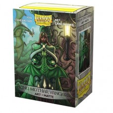 龍盾Dragon Shield 100 - AT-12036- 龍盾卡套標準尺寸(100入)Standard Deck Protector Sleeves - ​磨砂美術卡​Art Matte King Mothar Vanguard - Portrait 王母梵格肖像（NT450)