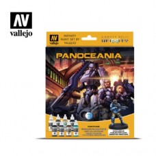 Acrylicos Vallejo -70231 - 模型色彩 Model Color - 無限戰爭-潘歐塗色套組(含模型) Infinity Panoceania Exclusive Miniature(NT 1100)