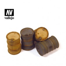 Acrylicos Vallejo - Vallejo場景模型 Vallejo Scenics - Scenics: German Fuel Drums - SC202(NT 490)