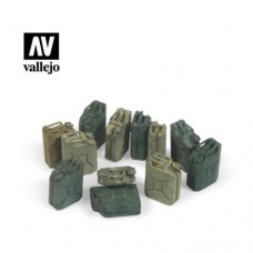 Acrylicos Vallejo - Vallejo場景模型 Vallejo Scenics - Scenics: German Jerrycan Set - SC207(NT 490)
