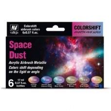 Acrylicos Vallejo - 77091 - 偏折色套組 The Shifter Set - 宇宙塵埃套組 Space Dust set (6x17ml.)(NT 810)