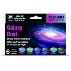 Acrylicos Vallejo - 77092 - 偏折色套組 The Shifter Set - 銀河塵埃套組 Galaxy Dust set (6x17ml.)(NT 810)