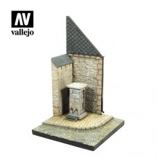 Acrylicos Vallejo - SC004 - Figure - Scenics - Street Corner with Waterpump Normandy(建議售價 NT 1440)