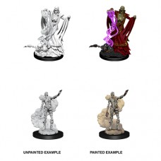 Wizkids - 龍與地下城未上色模型「巫妖與木乃伊王」 - D&D - Nolzur's Marvelous Miniatures - Lich & Mummy Lord - 90020（NT 180）