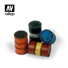 Acrylicos Vallejo - SC204 - Figure - Scenics - Modern Fuel Drums (建議售價NT 490)