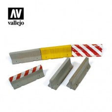 Acrylicos Vallejo - SC214 - Figure - Scenics - Concrete Barriers(建議售價NT 450)