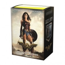 龍盾Dragon Shield 100 - 龍盾卡套標準尺寸Standard Deck Protector Sleeves - 磨砂美術卡套Art Matte Justice League - Wonder Woman - AT-16016正義聯盟-神力女超人(NT440) 