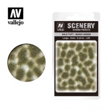 Acrylicos Vallejo - SC416 - Scenery - Wild Tuft - 混合綠色草叢 Mixed Green - 6 mm (建議售價NT 120)