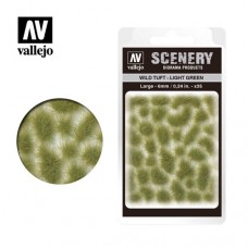 Acrylicos Vallejo - SC417 - Scenery - Wild Tuft - 淺綠色草叢 Light Green - 6 mm (建議售價NT 120)