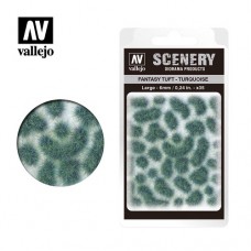 Acrylicos Vallejo - SC432 - Scenery - Fantasy Tuft - 綠松石草叢 Turquoise - 6 mm (建議售價NT 120)