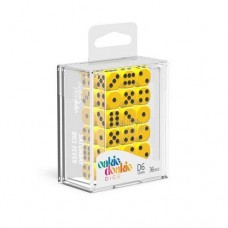 Oakie Doakie Dice - 12mm 不透明系列骰 黃色六面骰（36入） - D6 Dice 12 mm Solid - Yellow(36) - ODD400029（NT 260）