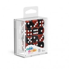 Oakie Doakie Dice - 16mm 夜光系列骰 岩漿紅六面骰（12入） - D6 Dice 16 mm Glow in the Dark - Lava(12) - ODD410045（NT 660）