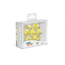 Oakie Doakie Dice - RPG套骰 透明系列骰 黃色（七顆） - RPG Set Translucent - Yellow(7) - ODD500012（NT 200）