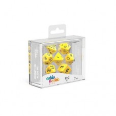 Oakie Doakie Dice - RPG套骰 不透明系列骰 黃色（七顆） - RPG Set Solid - Yellow(7) - ODD500029（NT 170）