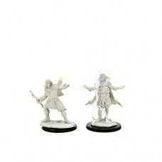 WizKids - 開拓者深度刻畫未上色模型 - 「男性精靈術士」 - Pathfinder Deepcuts: Elf Sorcerer Male （NT 180）90262 (絕版)