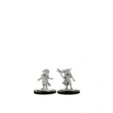 WizKids - 開拓者深度刻畫未上色模型 - 「女性地精吟遊詩人」 - Pathfinder Deep Cuts: Gnome Bard Female（NT 180）90327 (絕版)