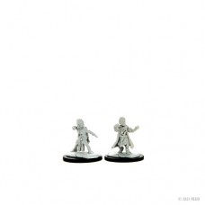 WizKids - 開拓者深度刻畫未上色模型 - 「男性半身人武僧」 - Pathfinder Deep Cuts: Halfing Monk Male（NT 180）90328 (絕版)
