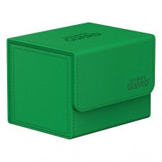 Ultimate Guard - Sidewinder 100+ XenoSkin Monocolor Green - 外星皮革 - 側翻式卡盒可裝100+卡片-單色綠色 - UGD11212(NT630)