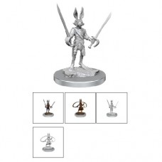 WizKids - 龍與地下城 - 未上色模型 兔人盜賊 D&D Nolzur's Marvelous Miniatures: Harengon Rogues - 90487 (NT 180)