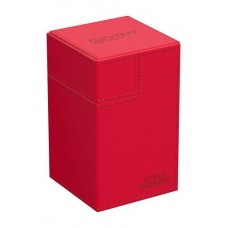 Ultimate Guard - 外星皮革卡盒100+-紅色-Flip`n`Tray 100+ XenoSkin Monocolor Red-UGD011228(NT1000元)
