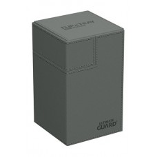 Ultimate Guard-外星皮革卡盒100+-灰色Flip`n`Tray 100+ XenoSkin Monocolor Grey-UGD011233(NT1000元)