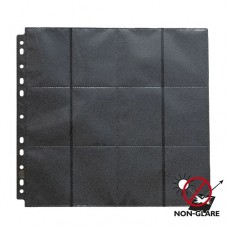 龍盾Dragon Shield 12 格裝訂頁(50入) - 防反光側裝 - 黑色 - Non Glare Sideloading - Black - AT-10314