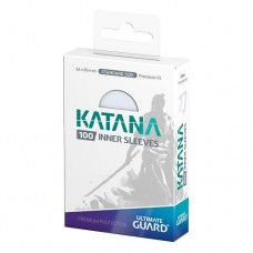 Ultimate Guard 100 - Katana Inner Sleeves Standard Size - Transparent - UGD011337(NT 240)日製卡套-標準尺寸第一層透明