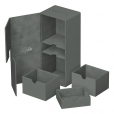 Ultimate Guard - 266+雙層卡盒 異星皮革 灰色266+ Twin Flip n Tray XenoSkin Deck Case - Grey - UGD011363 NT 1500