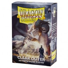 龍盾Dragon Shield - 第三層卡套 標準尺寸 磨砂透明 Outer Sleeves - Matte Clear AT-13002 NT400