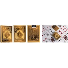 Bicycle - Playing Cards - Bicycle - 單車撲克牌-金屬黃金2022 - MetalLuxe Gold 2022  - 10036363  (NT450元)