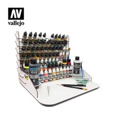 Acrylicos Vallejo - 放置架 - 26012 - 顏料放置工作站付垂直架 40x30cm Paint display and work station (40x30 cm.) with vertical storage (NT 1510元)