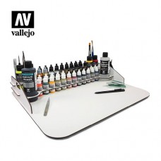Acrylicos Vallejo - 放置架 - 26013 - 顏料放置工作站 50x37cm Paint display and work station (50x37 cm.) (NT 1310元)