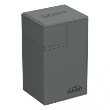 Ultimate Guard - 外星皮革卡盒80+-灰色-Flip'n'Tray 80+ Monocolor Xenoskin Grey-UGD011225(NT900元)