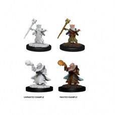 WizKids - 龍與地下城未上色模型 -  「男性地精法師​」 D&D Nolzur’s Marvelous Miniatures - Male Gnome Wizard（NT 180）73382