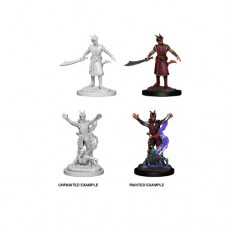 WizKids - 龍與地下城未上色模型 -  「男性提夫林術士」 D&D Nolzur’s Marvelous Miniatures - Male Tiefling Warlock（NT 180）73388