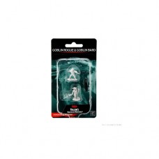 WizKids - 龍與地下城未上色模型 -  「男性哥布林盜賊和女性哥布林詩人」 D&D Nolzur’s Marvelous Miniatures - Male Goblin Rogue & Female Goblin Bard（NT 180）90309 (絕版)