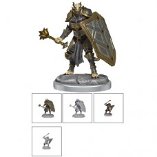 WizKids - 龍與地下城未上色模型 -  「龍裔牧師」 D&D Nolzur’s Marvelous Miniatures - Dragonborn Clerics（NT 180）90522