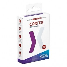 Ultimate Guard 60 - 亮面皮革卡套 - 日規尺寸 - 紫色-Cortex 60 Japanese Size Sleeves Glossy - Purple - UGD011181(NT 170元)