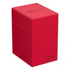 Ultimate Guard Flip’n’Tray 皮革收納卡盒 133+ - 紅色-Flip’n’Tray 133+ Monocolor - Red - UGD011387(NT1200元)