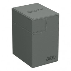 Ultimate Guard Flip’n’Tray 皮革收納卡盒 133+ - 灰色-Flip’n’Tray 133+ Monocolor - Grey - UGD011392(NT1200元)