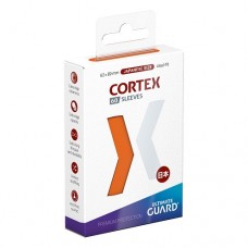 Ultimate Guard 60 - 亮面皮革卡套 - 日規尺寸 - 橘色-Cortex 60 Japanese Size Sleeves Glossy - Orange - UGD011416 (NT 170元)