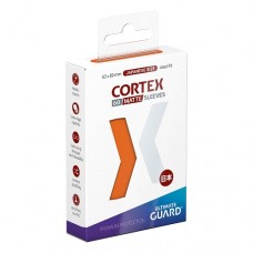 Ultimate Guard 60 - 消光皮革卡套 - 日規尺寸 - 橘色-Cortex 60 Japanese Size Sleeves Matte - Orange - UGD011417 (NT 170元)