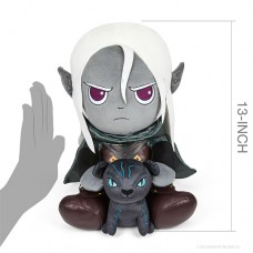 WizKids - 龍與地下城 - 崔斯特與關海法13吋娃娃 Dungeons & Dragons: Drizzt and Guenhwyvar 13" Plush by Kidrobot - 68341(NT.1900) (絕版)