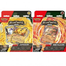 Pokemon - Deluxe Battle Deck - Ninetales ex & Zapdos ex - 290-85600 (兩個一組，一個建議售價1060)