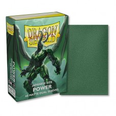 龍盾Dragon Shield 60 - 日規尺寸 - 雙層磨砂卡套 - 金屬色 綠色/力量 - DS60J Dual Matte - Metallic Green/ Power - AT-15163 (NT290)