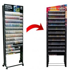 Acrylicos Vallejo - EX108/MC-ADD - 模型色漆架舊換新套組(包含32新色)Model Color - 2 NEW MODEL COLOR 18 ML PACK + COLOR STRIPS + HEADER